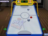 Air hockey sur table