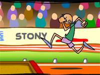 Athletisme - Jeu de saut en longueur