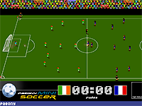 Match de Foot en vue aérienne