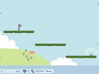 Jeu panda de golf