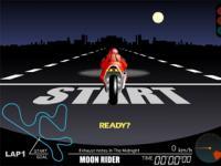 Jeu de moto de nuit
