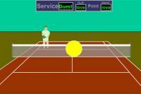 Partie de tennis 3d