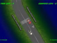 Course de voiture rapide